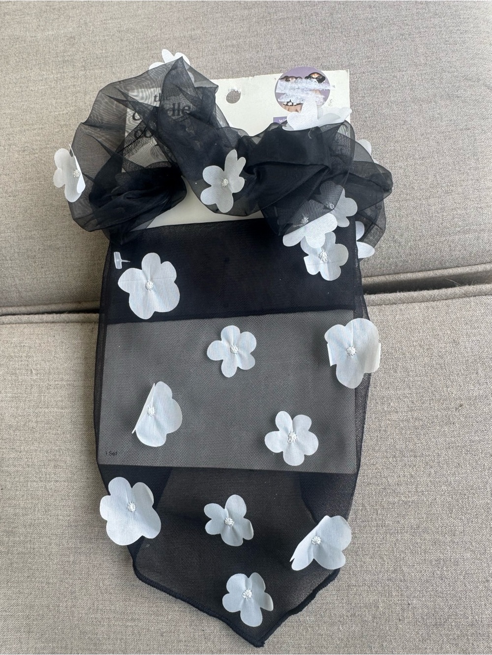 The Cuddle Collab, Black Hair Twister and Pet Bandana Set
